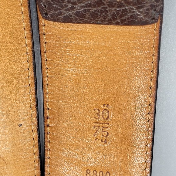 COACH Vintage Buffalo Leather Belt - Picture 9 of 15